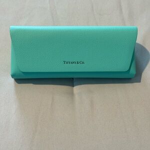 Tiffany Eye Glass Case with Cleaning Cloth AUTHENTIC